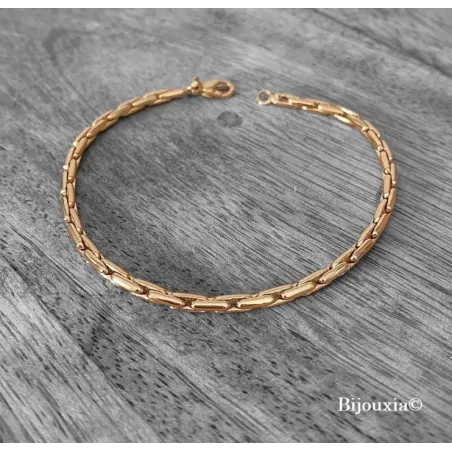 Bracelet Maille Paloma En Plaqué Or 18 Carats 750/1000