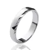 Bague Alliance Motifs Ciselés En Argent Massif 925/1000 Rhodié TAILLES 50 à 70 MIXTE