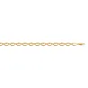 Bracelet Maille Grain De Café 19 CM Plaqué or 18 Carats 750/000