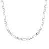 Chaîne Maille Figaro 6MM X 55 CM Argent Massif 925/1000 Bijoux Homme