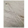 Chaîne Fine 40cm X 1mm Maille Vénitienne Argent Massif 925