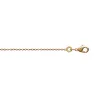 Chaîne Fine de Cheville En Maille forçat 25CM Plaqué Or 18 carats 750/000
