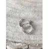Boucles D'oreilles Créoles 1,5CM Fil 2MM Argent Massif 925/1000 MIXTE