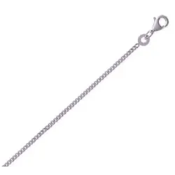 Chaîne Maille Gourmette 50CM X 1,25MM Argent Massif 925/000