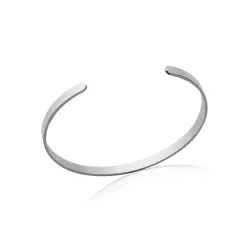 Bracelet Jonc Rigide Ouvert Argent Massif 925/1000 Diamètre 5,6CM MIXTE