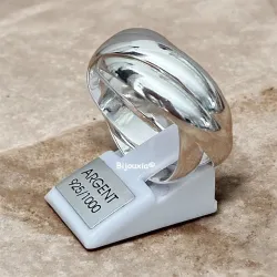 Bague Taille 68 Alliance 3 Anneaux Épais En Argent Massif 925/000