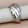Bague Taille 68 Alliance 3 Anneaux Épais En Argent Massif 925/000