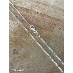 Chaîne Maille Gourmette 50CM X 1,25MM Argent Massif 925/000