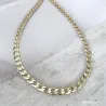 Chaîne Homme Maille Gourmette 51,5CM X 6MM En Plaqué or 750/1000
