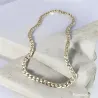 Chaîne Homme Maille Gourmette 51,5CM X 6MM En Plaqué or 750/1000