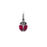 Chaîne De Cheville & Pendentif Coccinelle En Argent Massif 925/000