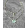 Collier Collection Astre / Lune Plaqué or 18 Carats 750/1000