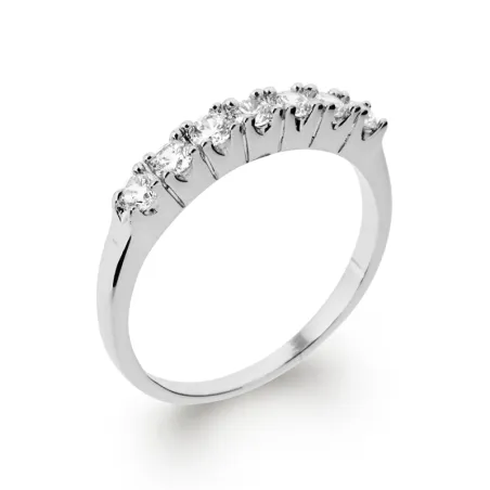 Alliance ZIRCONIUM En Argent Massif 925/000 Rhodié Tailles 48 à 68