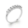 Alliance ZIRCONIUM En Argent Massif 925/000 Rhodié Tailles 48 à 68