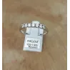Bague Alliance ZIRCONIUM En Argent Massif 925/000 Rhodié Tailles 48 à 68