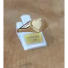 Bague Amour En Forme de Cœur En Plaqué Or 18 Carats 750/000 Tailles 50 à 60