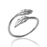 Bague Plume Taille 60 Argent Massif 925 Millièmes Cristaux Zirconium