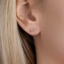 Boucles D'oreilles Boules Diamètre 3MM Argent Massif 925/1000