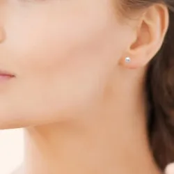 Boucles D'oreilles Boules Diamètre 5MM Argent Massif 925/1000