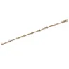 Bracelet Empierré Cristal Blanc Zirconium Plaqué Or 18 Carats 750/1000
