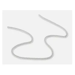 Chaîne Gourmette Robuste 40CM X 1.80MM Argent Massif 925/000 Longueurs 40/45/50/55/60cm
