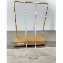 Chaîne Gourmette Robuste 50CM X 1.80MM Argent Massif 925/000 Longueurs 40/45/50/55/60cm