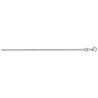 Chaîne Gourmette Robuste Argent Massif 925/1000 Longueurs 40/42/45/50/55/60/70CM