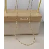 Chaîne Maille Forçat 2MM Plaqué or 18 CARATS Longueurs au choix