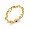 Bague Motif Grain de Café En Plaqué Or 18 Carats 750/000 T50 à 60