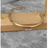 Bracelet Jonc Ouvert En Plaqué or 18 CARATS 750/1000 Bijou Femme