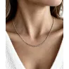 Chaîne Maille Forçat 50CM X 3MM En Acier Inoxydable Bijoux Homme/Femme