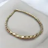 Collier Grosse Maille Palmier 45cm En Plaqué Or 18 carats Bijoux Femme