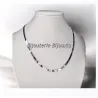 Collier Maille Miroir 42CM X 3MM En Argent Massif 925/000 Rhodié