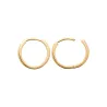 Boucles D'oreilles Cristaux Zirconium Plaqué Or 18 Carats Bijoux Femme