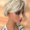 Boucles D'oreilles Croissant de Lune & Soleil Oz En Plaqué Or 18 Carats 750/000
