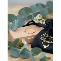 Bague Alliance Fine Plaqué Or 18 Carats 750/000 Tailles 48 à 70