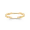Bague Fine Fil Carré 2MM Plaqué or 18 CARATS 750/000 T 50 à 60