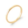 Bague Fine Fil Carré 2MM Plaqué or 18 CARATS 750/000 T 50 à 60