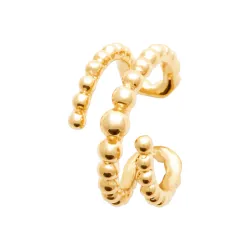 Boucles D'oreilles Unitaire Bague d'oreille Plaqué Or 18K 750/000