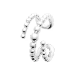 Boucles D'oreilles Unitaire Bague d'oreille Bijou Cartilage Boules Argent 925/000