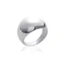 Bague Jonc Bombée Argent Massif 925/1000 Tailles 50 à 60