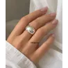 Bague Jonc Bombée Argent Massif 925/1000 Tailles 50 à 60