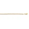 Chaîne Maille corde 45 cm x 1.75 mm En Plaqué Or 18 Carats 750/000