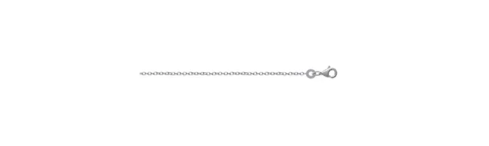 Chaîne maille forçat fine 1.30mm en argent 925/000 Longueurs au choix