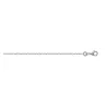 Chaîne maille forçat fine 1.30mm en argent 925/000 Longueurs au choix