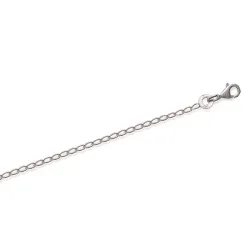 Chaîne Fine maille Cheval 1.50mm en argent 925/000 Longueurs 45cm ou 50cm