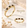 Bague Pierres saphirs Plaqué or 18 CARATS 750/000 Tailles 48 à 68