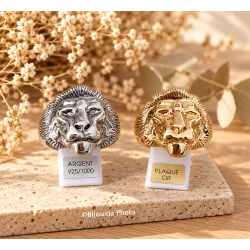 Chevalière Homme Symbole LION En Plaqué or 18 CARATS 750/1000 T58 à 68
