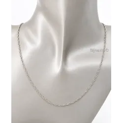 Chaîne 40cm x 1.50mm Maille Singapour En Argent Massif 925/000