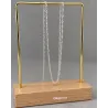 Chaîne 40cm x 1.50mm Maille Singapour En Argent Massif 925/000